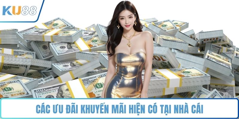 Các ưu đãi khuyến mãi hiện có tại nhà cái
